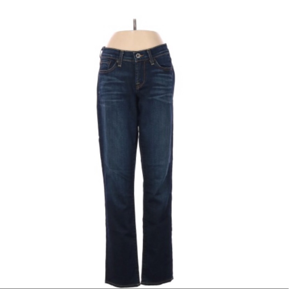 Lucky brand mid rise straight leg jeans